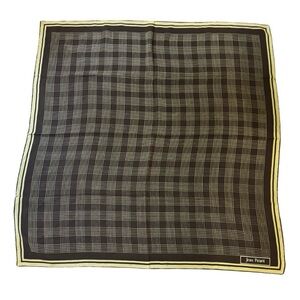 100% Pure Silk Scarf Vintage Jean Picard 1973